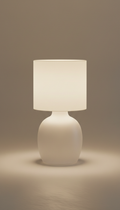 Frosted glass table lamp
